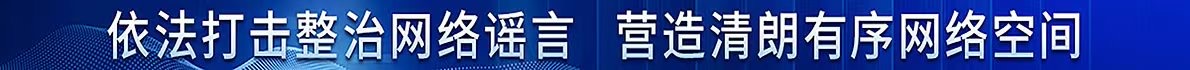 依法打击整治网络谣言